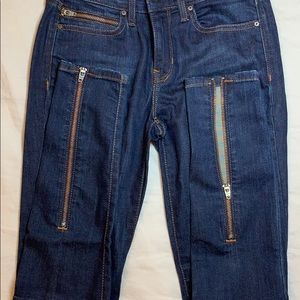 NWOT Gap 1969 legging jeans with ankle zippers